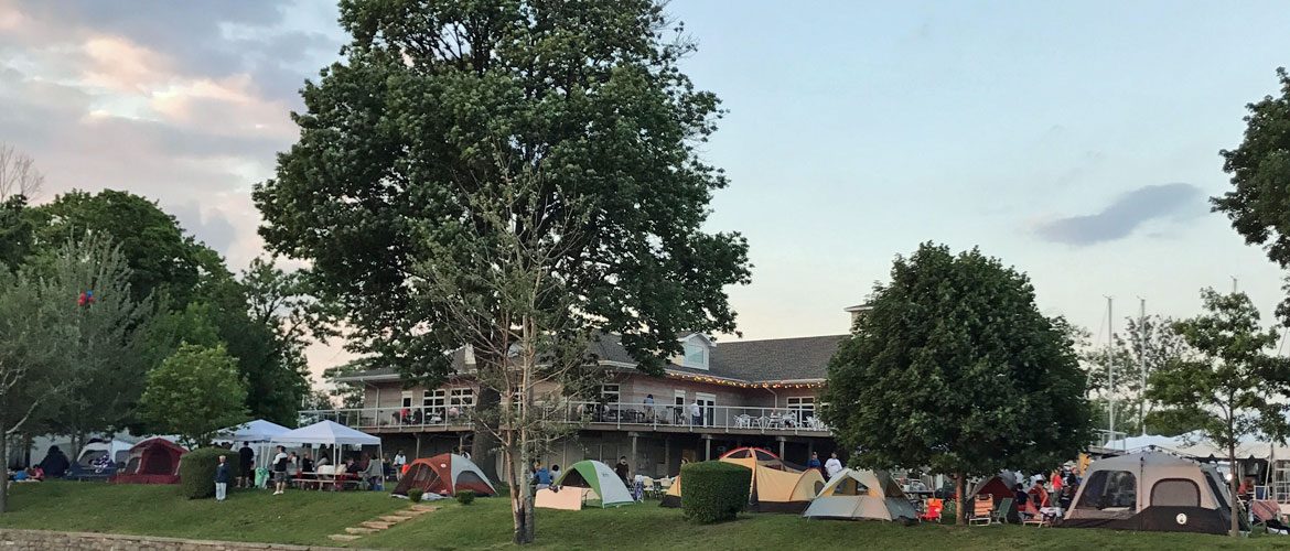 tent event at Morris YBC